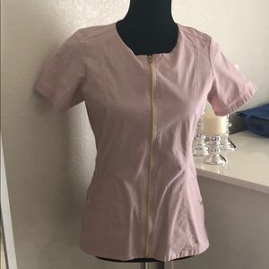 Jaanuu blush pink scrub set